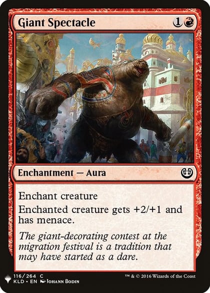 Giant Spectacle, The List Reprints 116