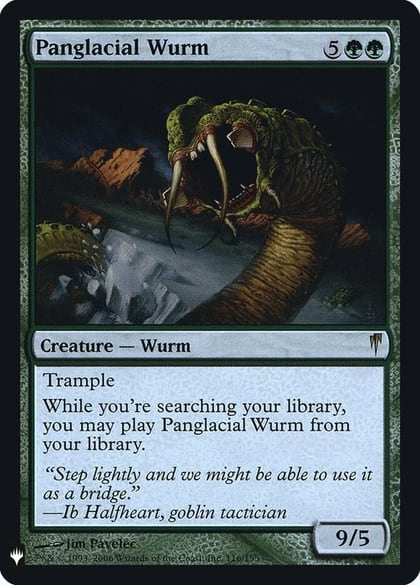Panglacial Wurm, The List Reprints 116