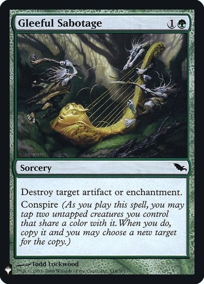 Gleeful Sabotage, The List Reprints 116