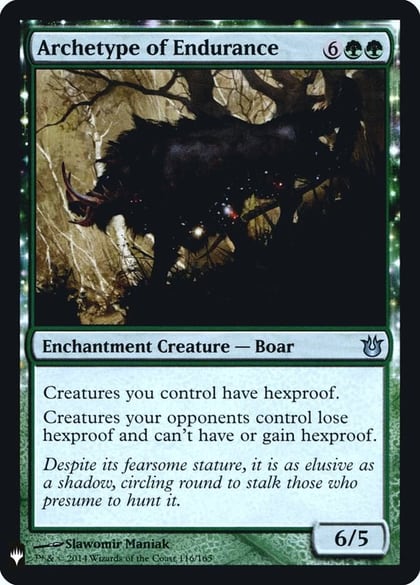 Archetype of Endurance, The List Reprints 116