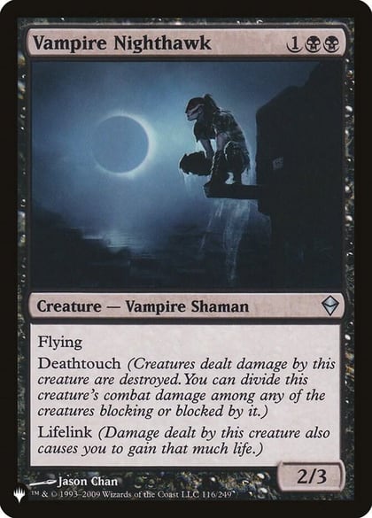 Vampire Nighthawk (ZEN), The List Reprints 116/249