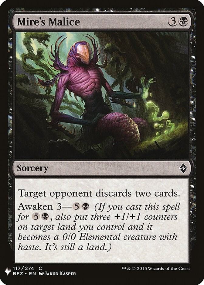 Mire's Malice, The List Reprints 117