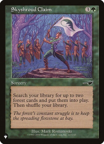 Skyshroud Claim, The List Reprints 117/143