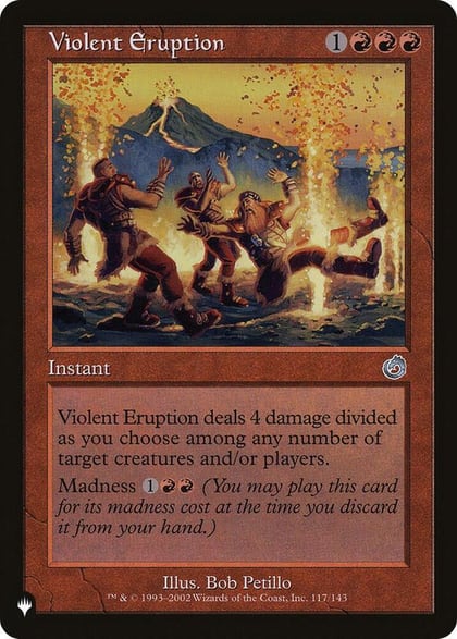 Violent Eruption, The List Reprints 117/143