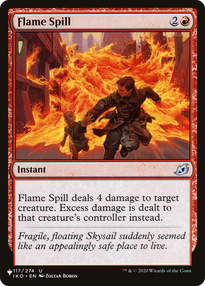 Flame Spill, The List Reprints 117