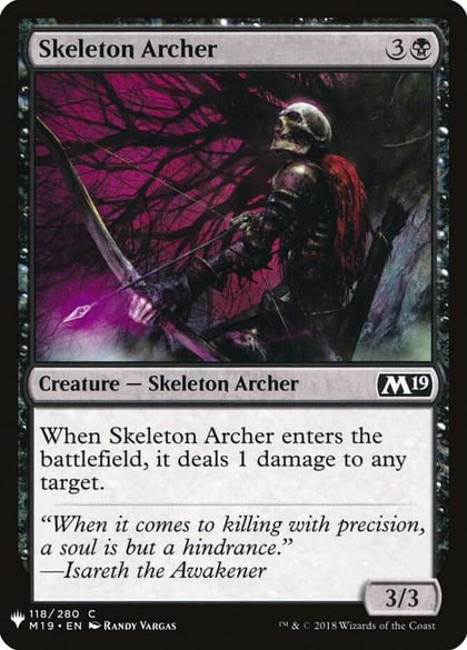Skeleton Archer, The List Reprints 118