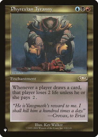 Phyrexian Tyranny, The List Reprints 118/143