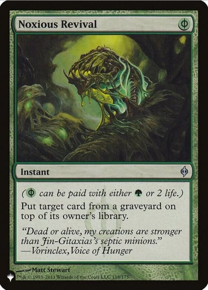 Noxious Revival, The List Reprints 118/175