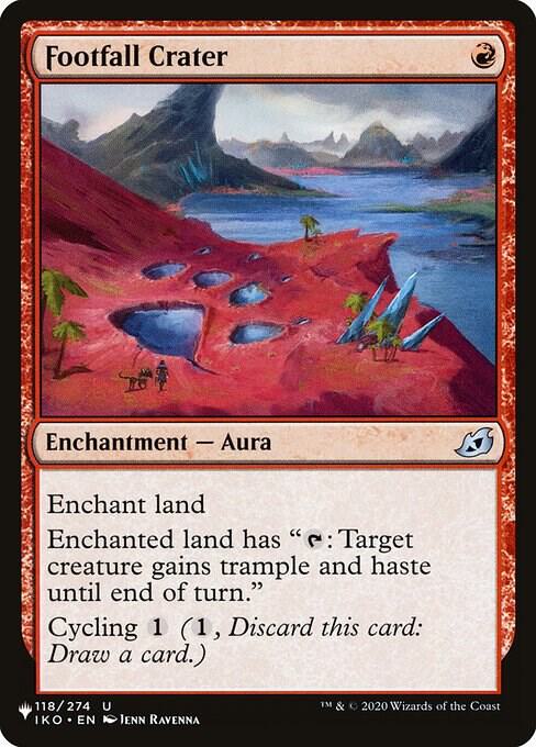 Footfall Crater, The List Reprints 118