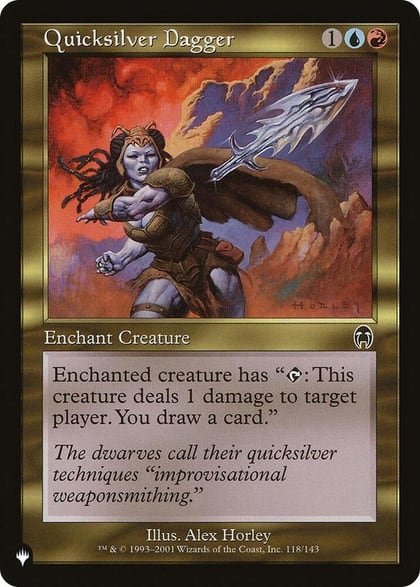 Quicksilver Dagger, The List Reprints 118/143