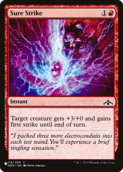 Sure Strike, The List Reprints 118/259