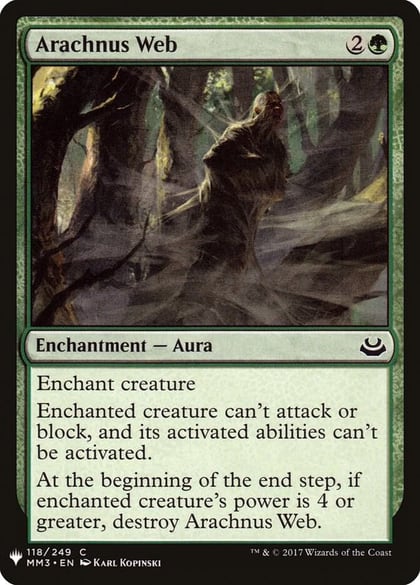 Arachnus Web, The List Reprints 118
