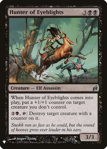 Hunter of Eyeblights, The List Reprints 119