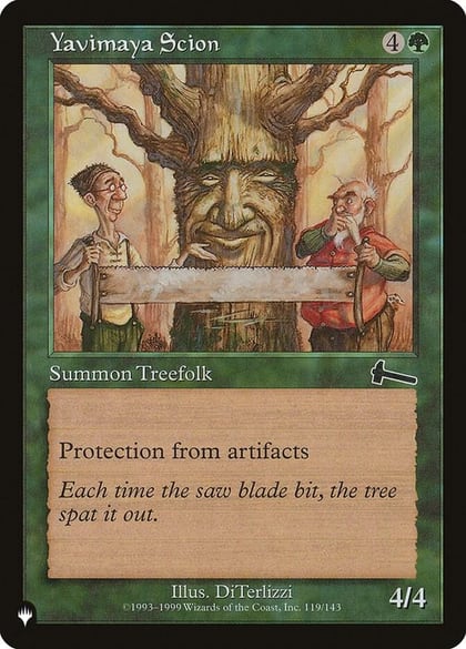 Yavimaya Scion, The List Reprints 119/143