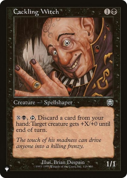 Cackling Witch, The List Reprints 119/350