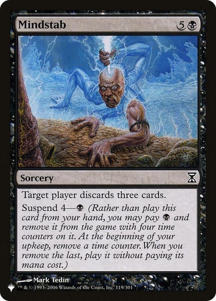 Mindstab, The List Reprints 119/301