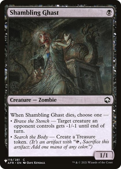 Shambling Ghast, The List Reprints 119/281