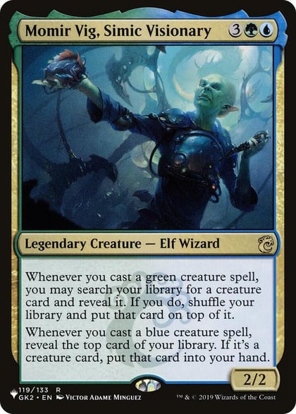 Momir Vig, Simic Visionary, The List Reprints 119/133