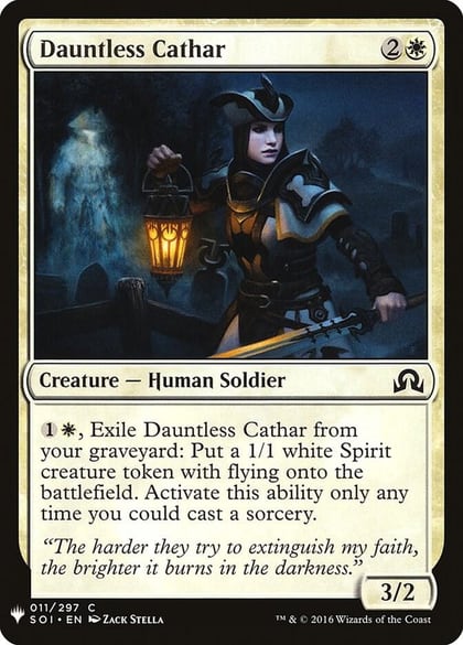 Dauntless Cathar, The List Reprints 11