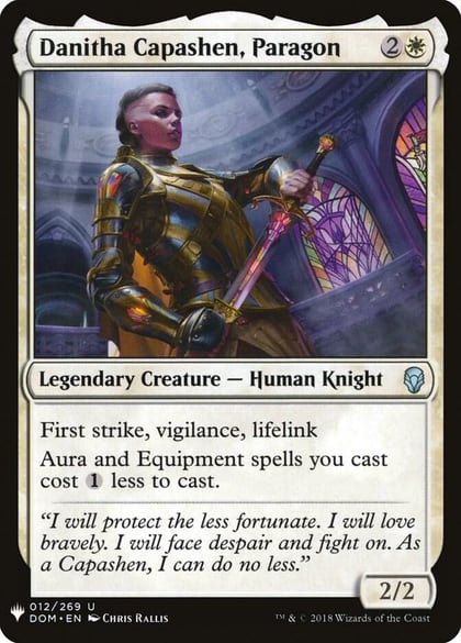 Danitha Capashen, Paragon, The List Reprints 12