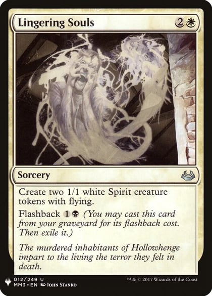 Lingering Souls, The List Reprints 12