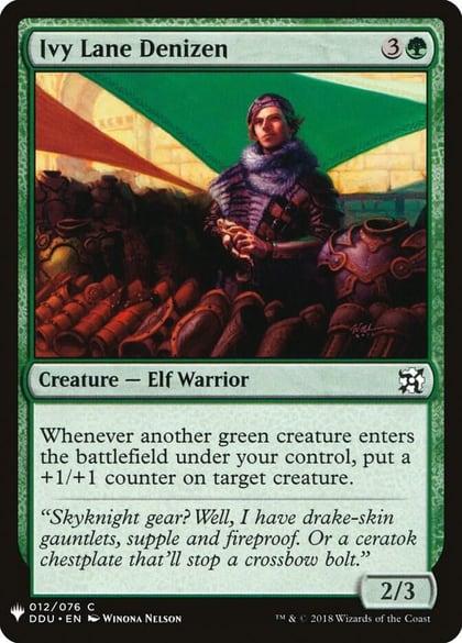 Ivy Lane Denizen, The List Reprints 12