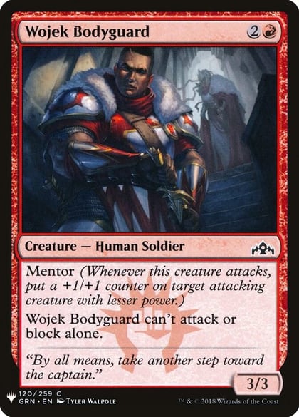 Wojek Bodyguard, The List Reprints 120