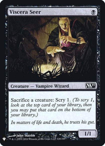 Viscera Seer, The List Reprints 120