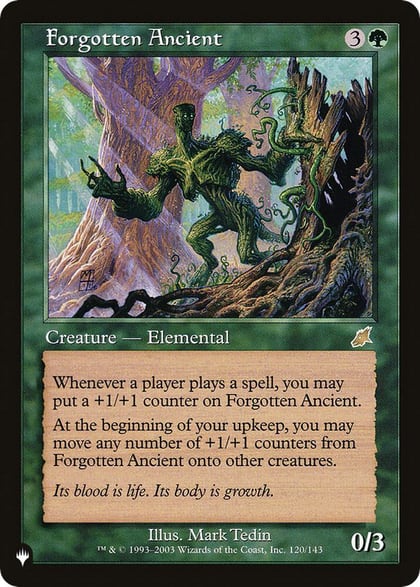 Forgotten Ancient (SCG), The List Reprints 120/143