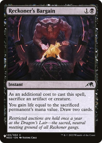 Reckoner's Bargain, The List Reprints 120/302