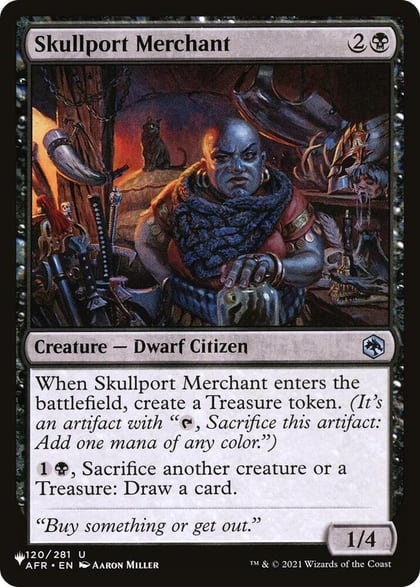 Skullport Merchant, The List Reprints 120/281
