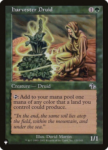 Harvester Druid, The List Reprints 120/143