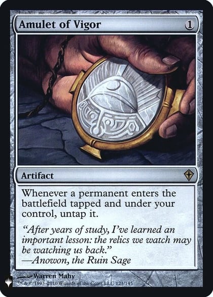 Amulet of Vigor, The List Reprints 121