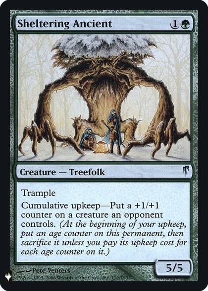 Sheltering Ancient, The List Reprints 121