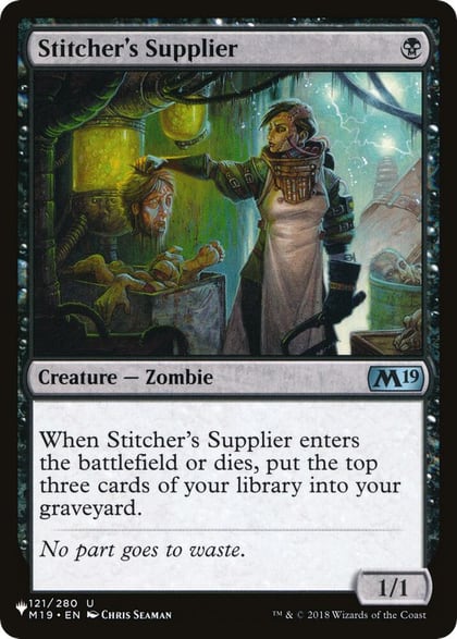 Stitcher's Supplier, The List Reprints 121/280