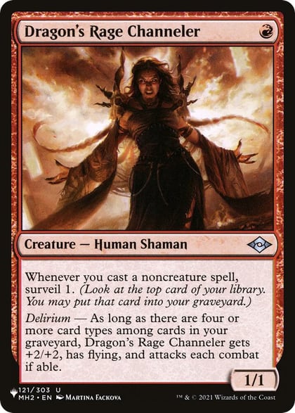 Dragon's Rage Channeler, The List Reprints 121/303