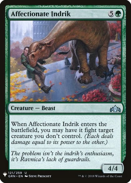 Affectionate Indrik, The List Reprints 121