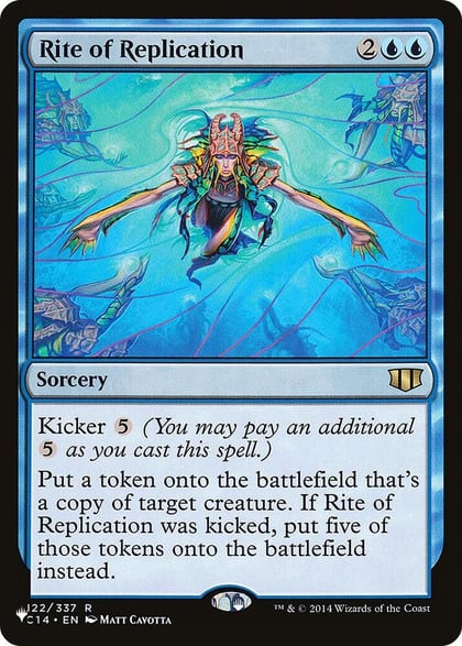 Rite of Replication (C14), The List Reprints 122/337