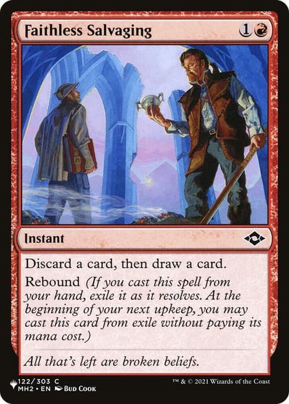 Faithless Salvaging, The List Reprints 122/303