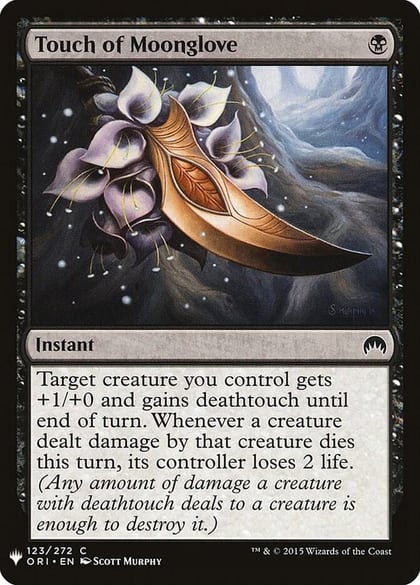 Touch of Moonglove, The List Reprints 123
