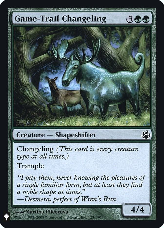 Game-Trail Changeling, The List Reprints 123