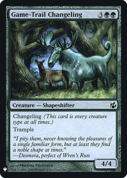 Game-Trail Changeling, The List Reprints 123