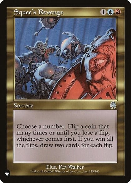 Squee's Revenge, The List Reprints 123