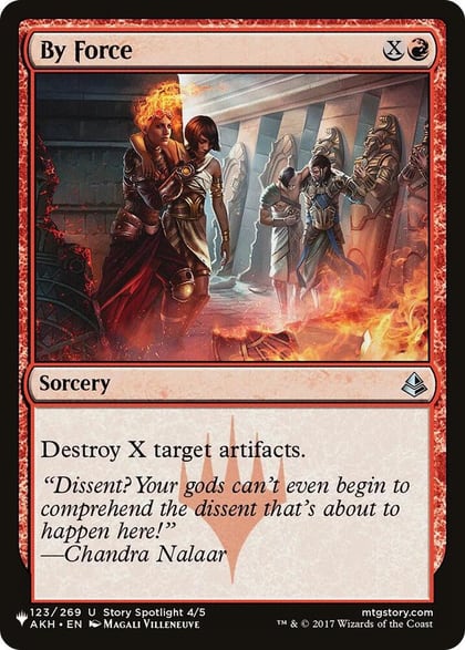 By Force, The List Reprints 123/269