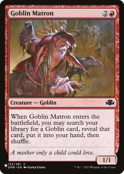 Goblin Matron (DMR), The List Reprints 123