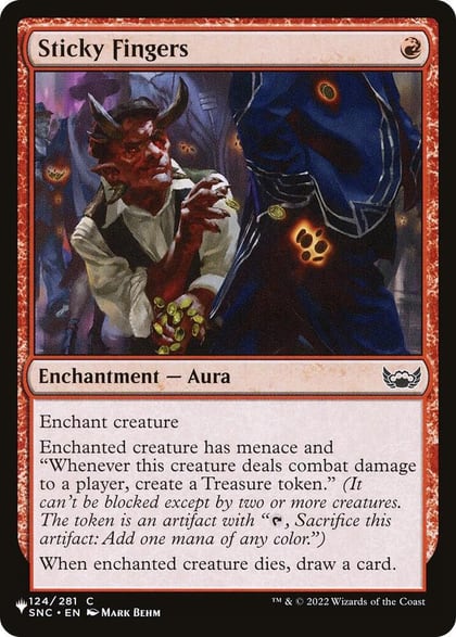 Sticky Fingers, The List Reprints 124/281
