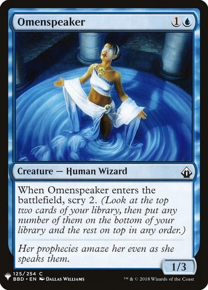 Omenspeaker, The List Reprints 125