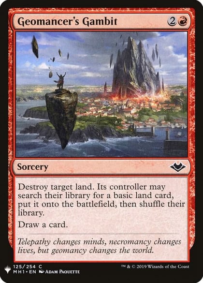 Geomancer's Gambit, The List Reprints 125