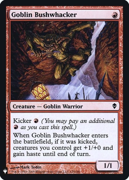 Goblin Bushwhacker, The List Reprints 125