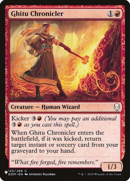 Ghitu Chronicler, The List Reprints 125/269
